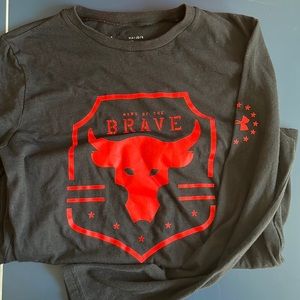 Youth large long sleeve under Armor cotton shirt